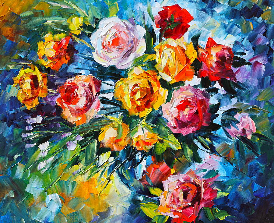 "Roses" by Leonid Afremov
