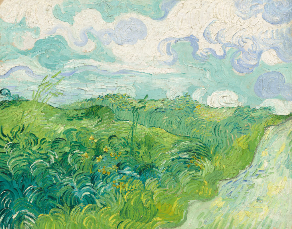 Vincent van Gogh (Dutch, 1853 - 1890 ), Green Wheat Fields, Auvers, 1890, oil on canvas, Collection of Mr. and Mrs. Paul Mellon
